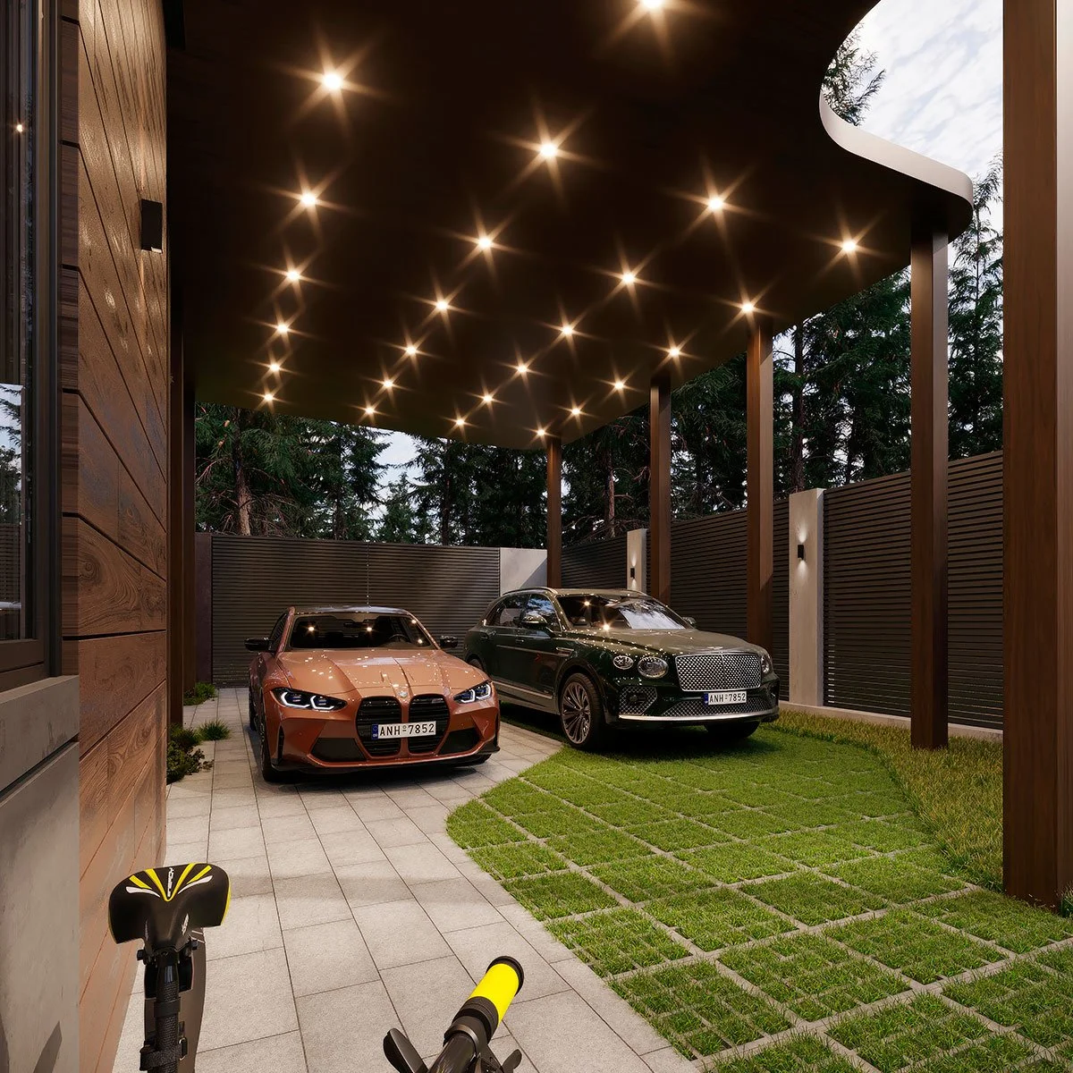 3D Визуализации дома коттеджа под ключ