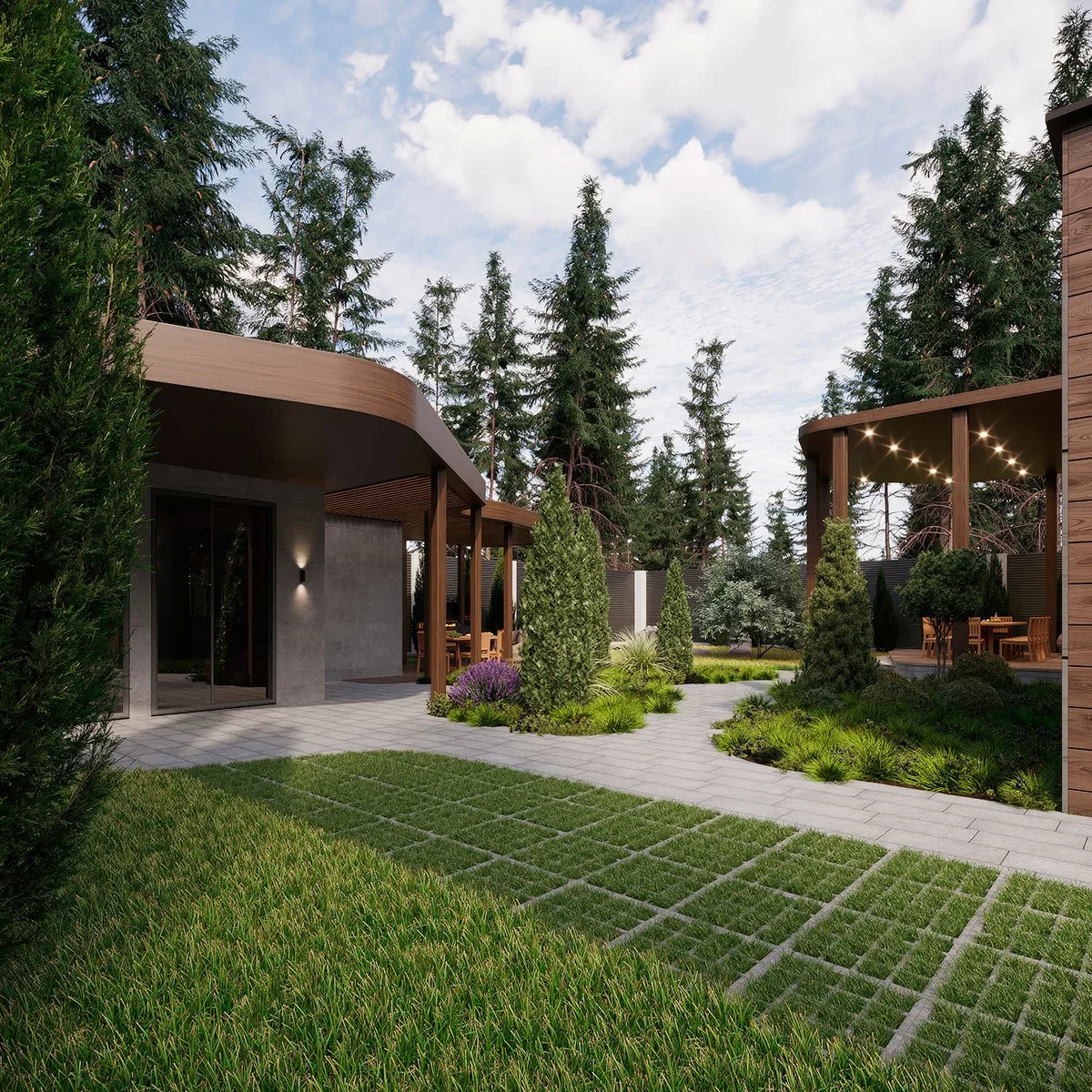 3D Визуализации домов премиум особняки под ключ в Москве