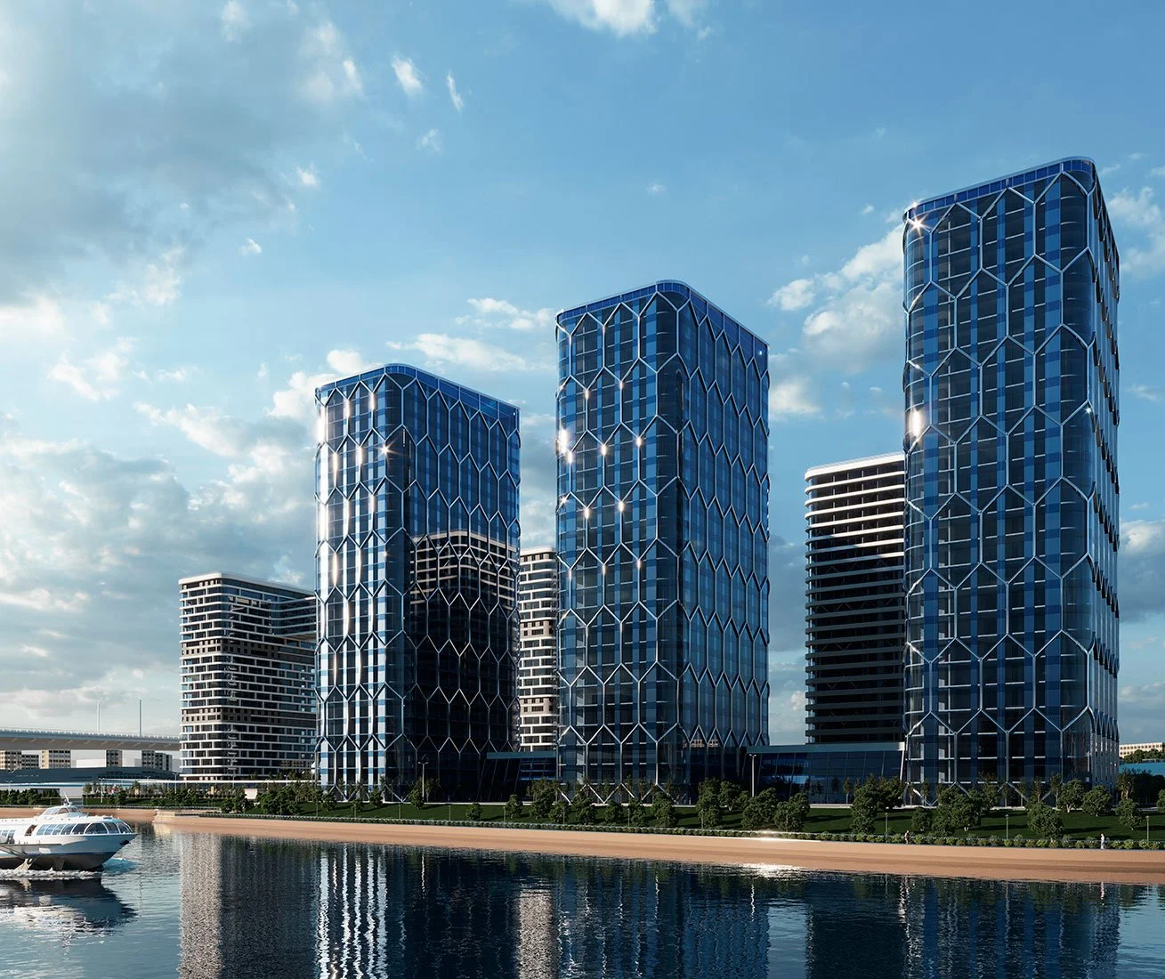 Жилой комплекс в Ростове на Дону 3D визуализация