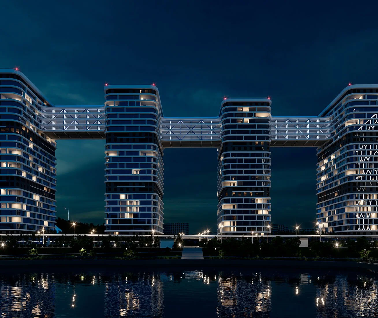 3D визуализация жилых комплексов премиум класса заказать