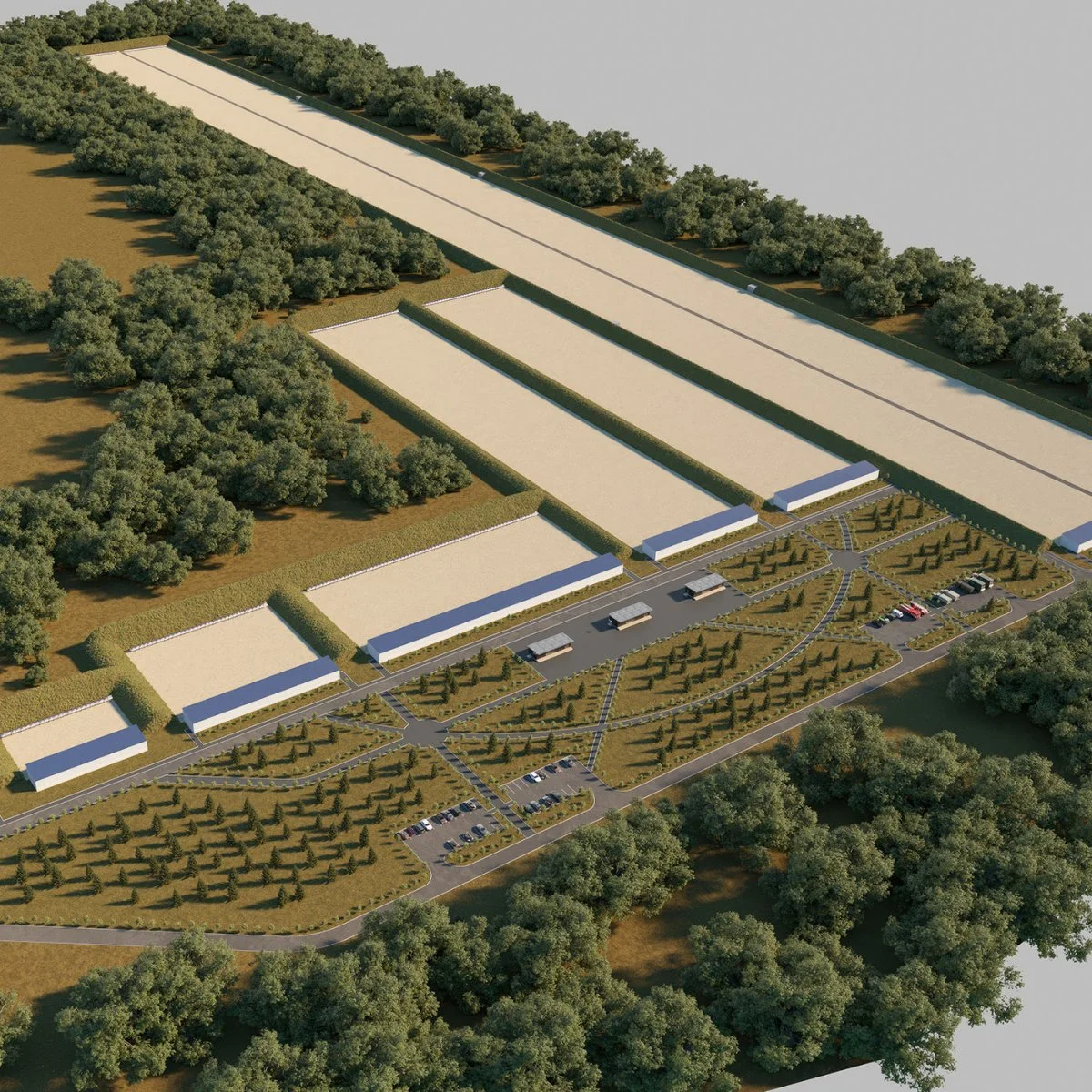 3D Визуализации парковых территорий