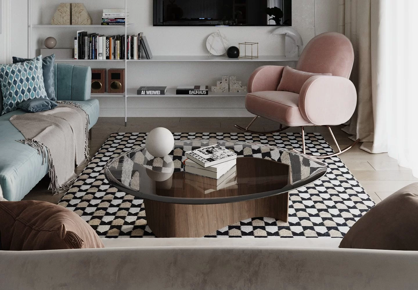 3D визуализация интерьера дома Краснодар