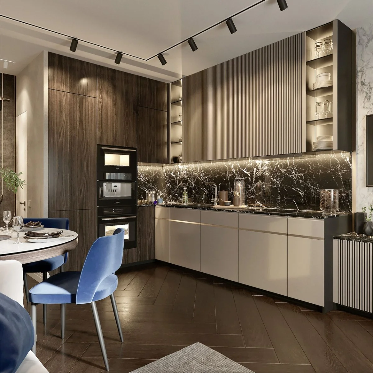 3D Визуализация кухни и кухонной мебели