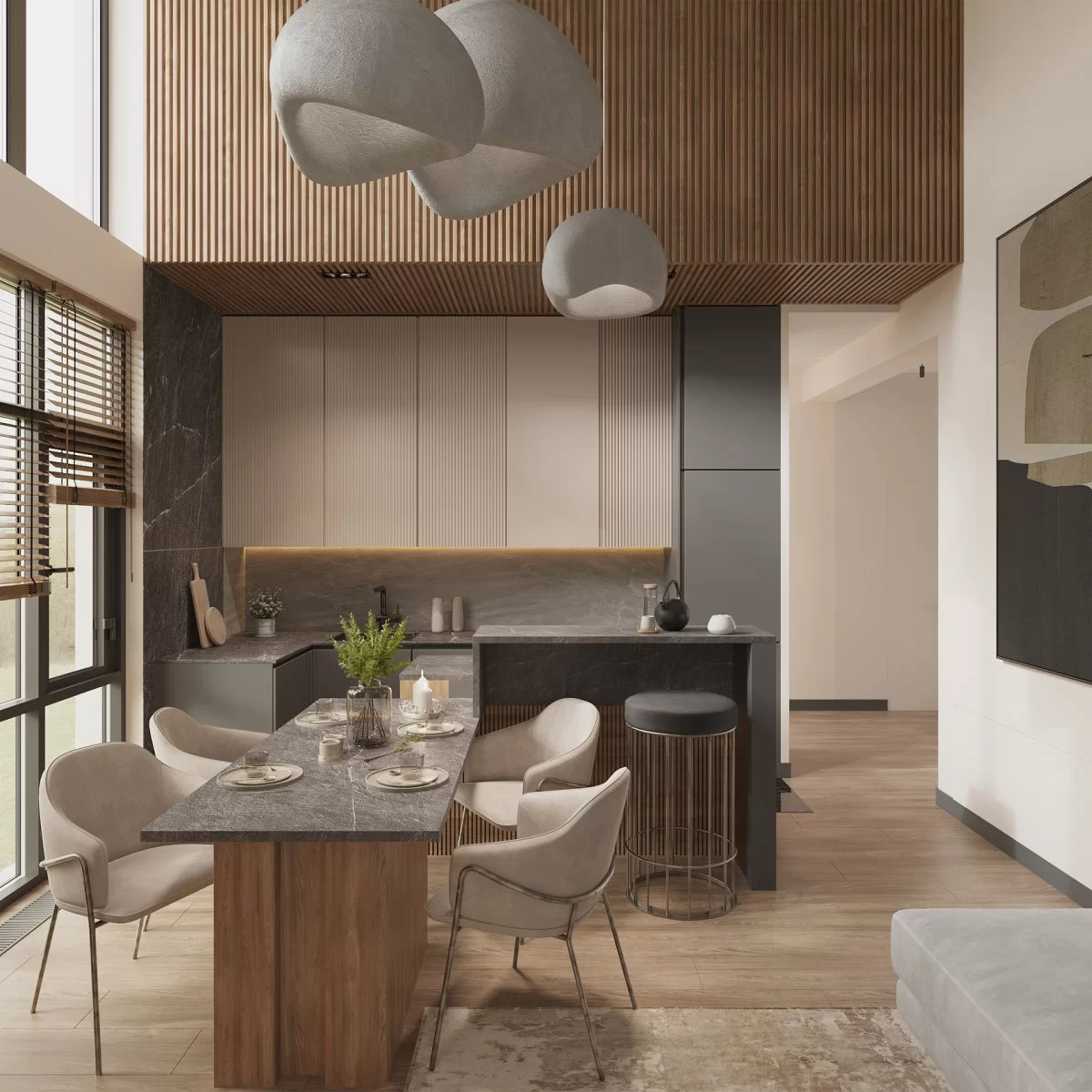 Проект дизайна интерьера дома