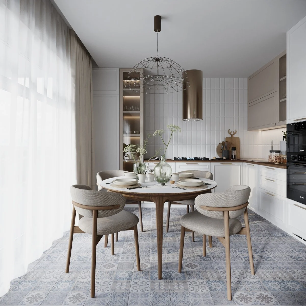 3D визуализация интерьера коттеджей 