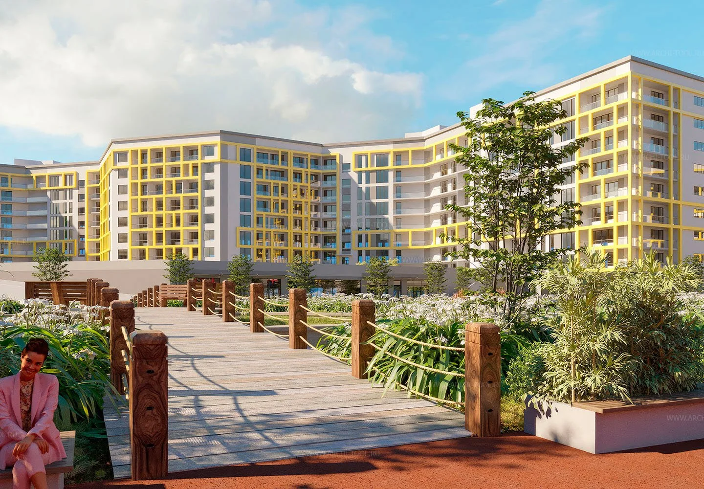 3D Визуализации Анапа жилой комплекс