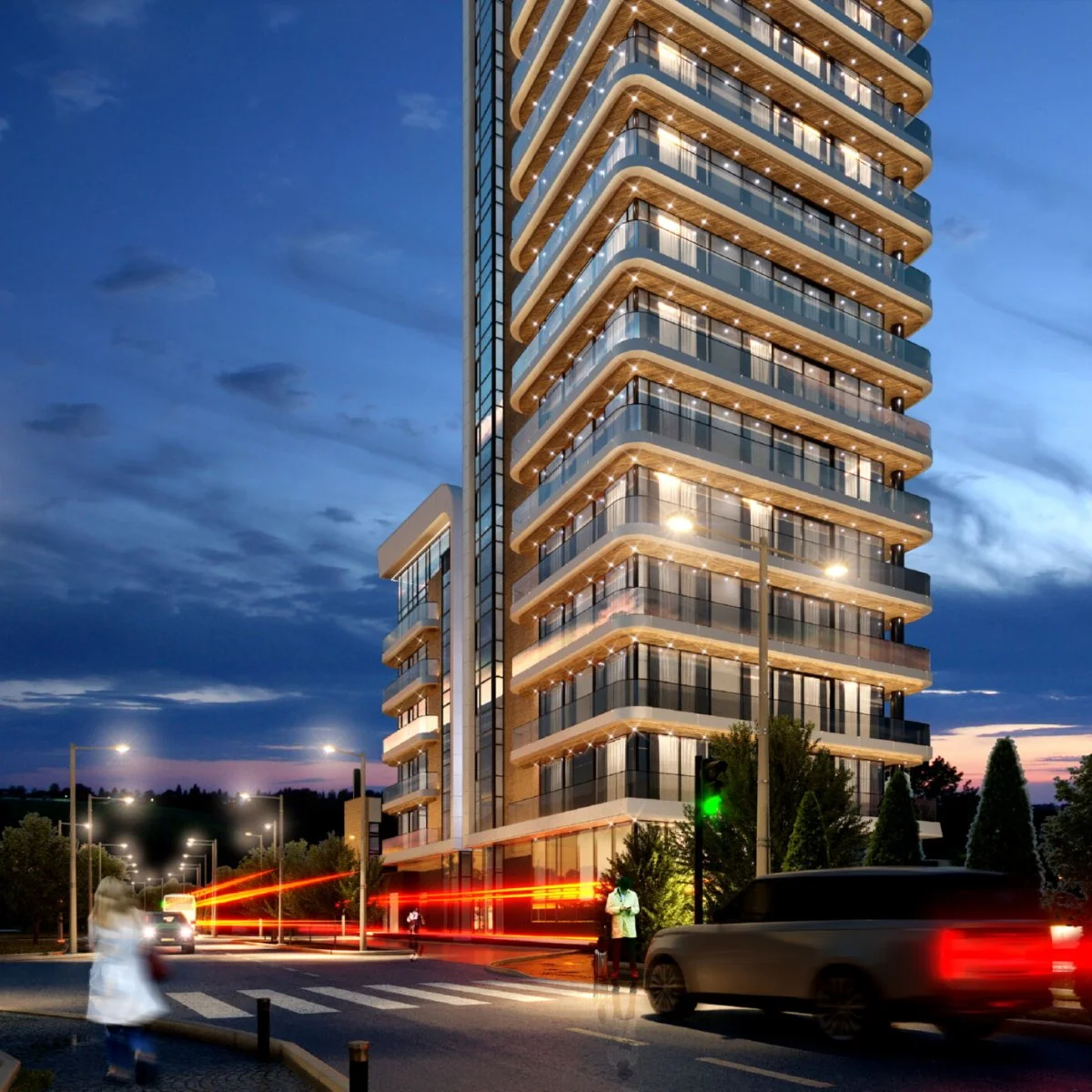 3D визуализации жилого комплекса «Ростов на Дону» на берегу реки Дон