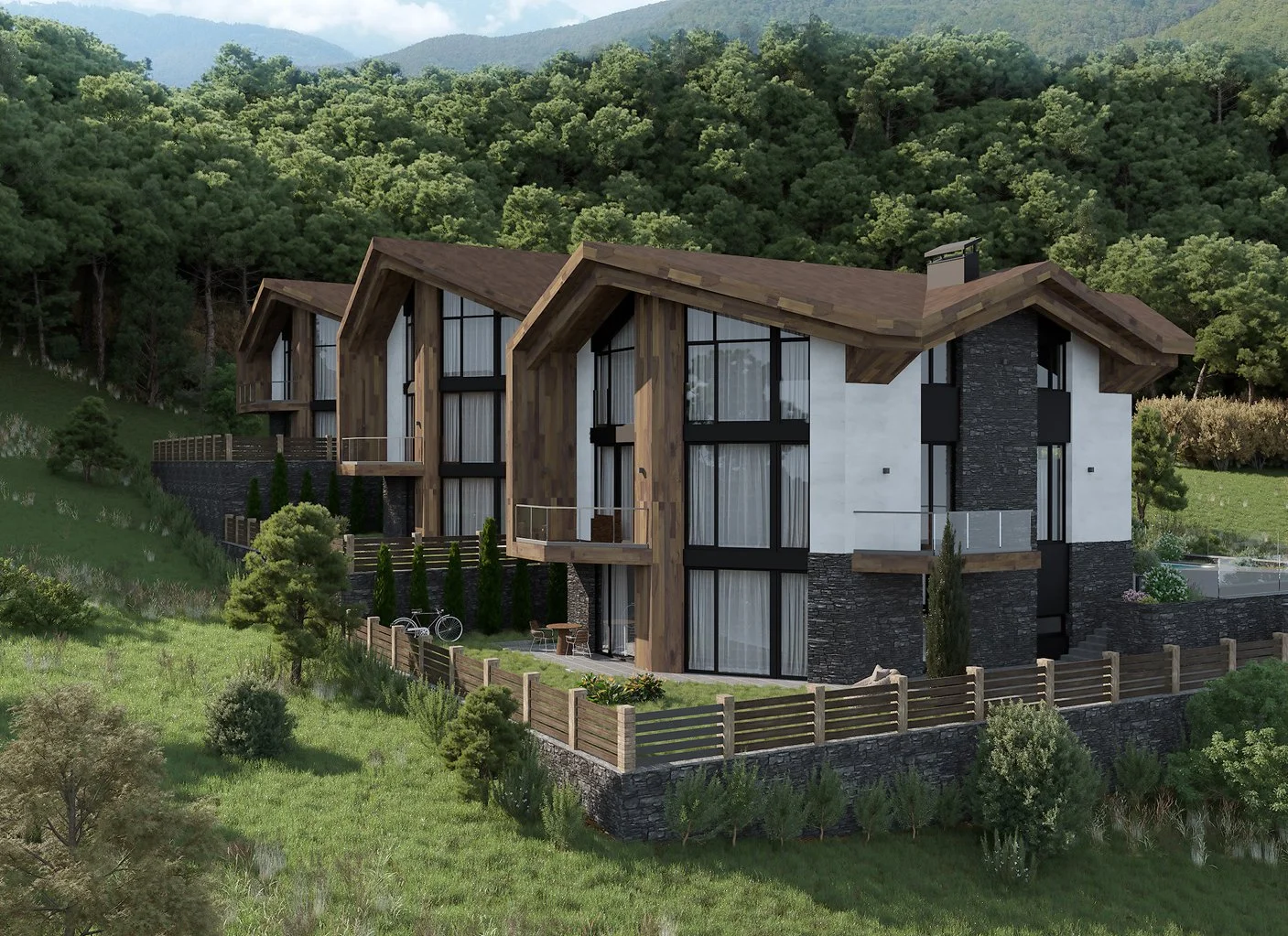 3Д визуализация комплекса согласно технического задания