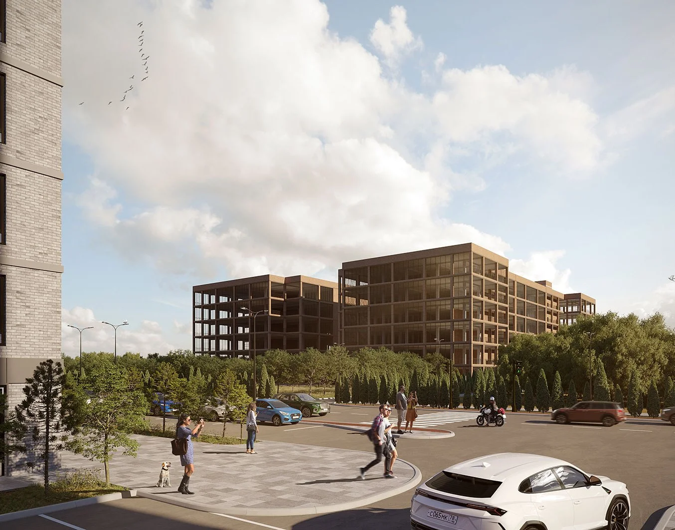 Проект 3д визуализации ЖК