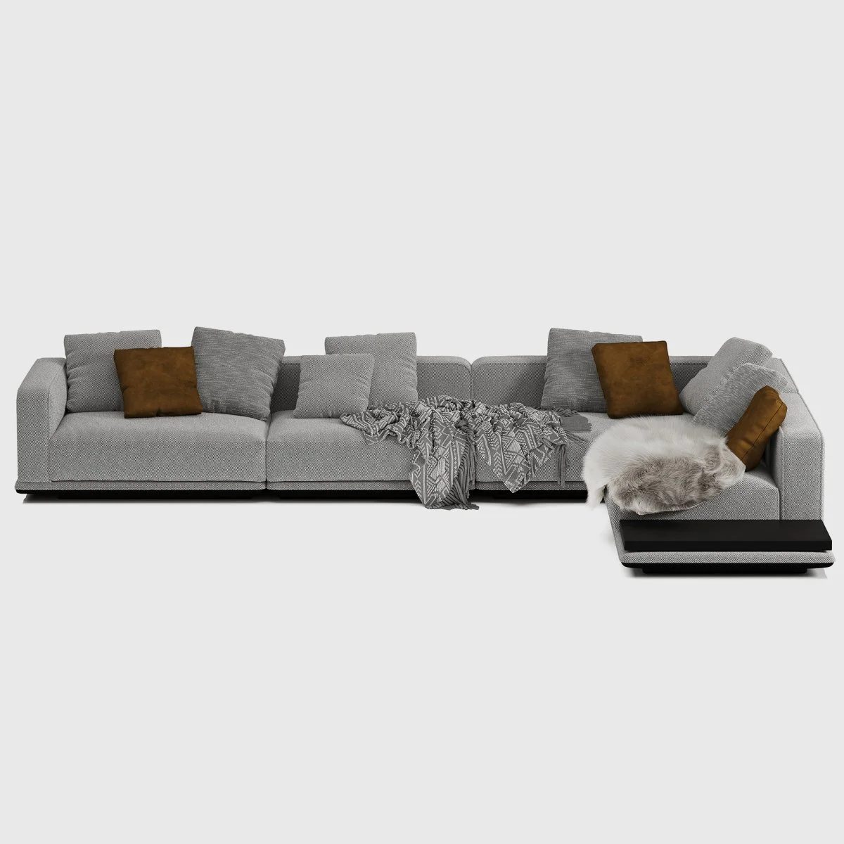 Minotti диван 3д визуализация