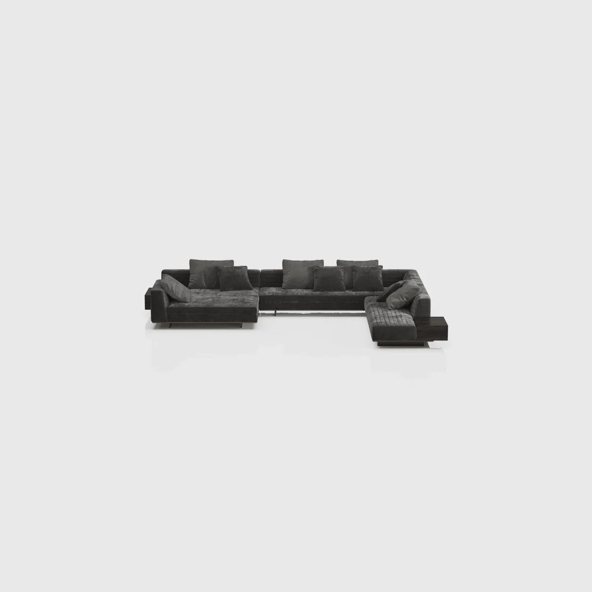 Диван Minotti Roger отрисовка мебели в 3d