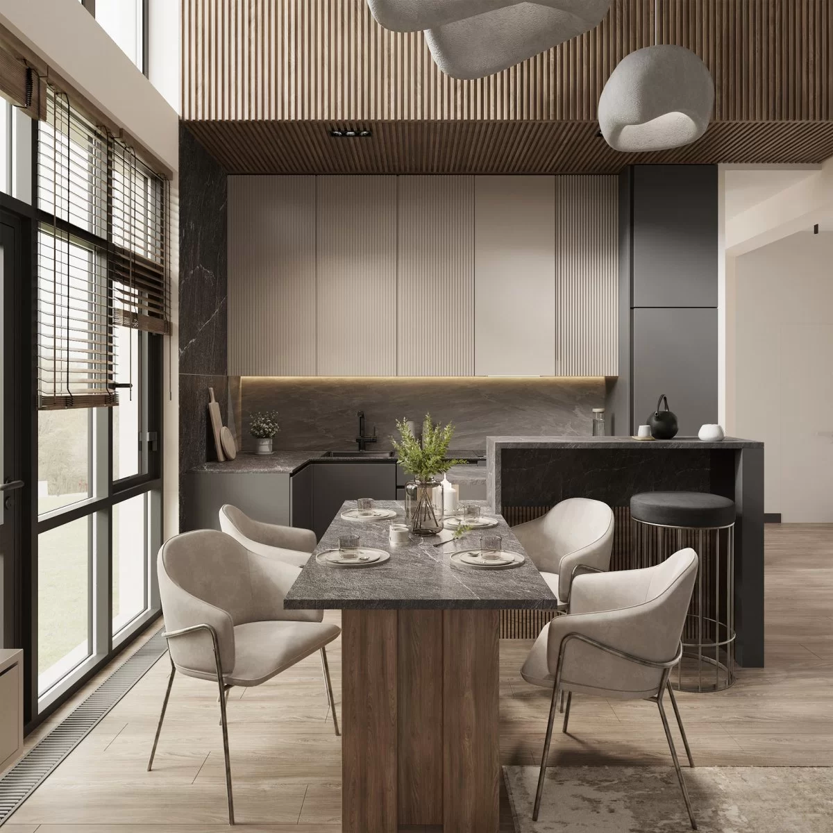 Проект дизайна интерьера дома