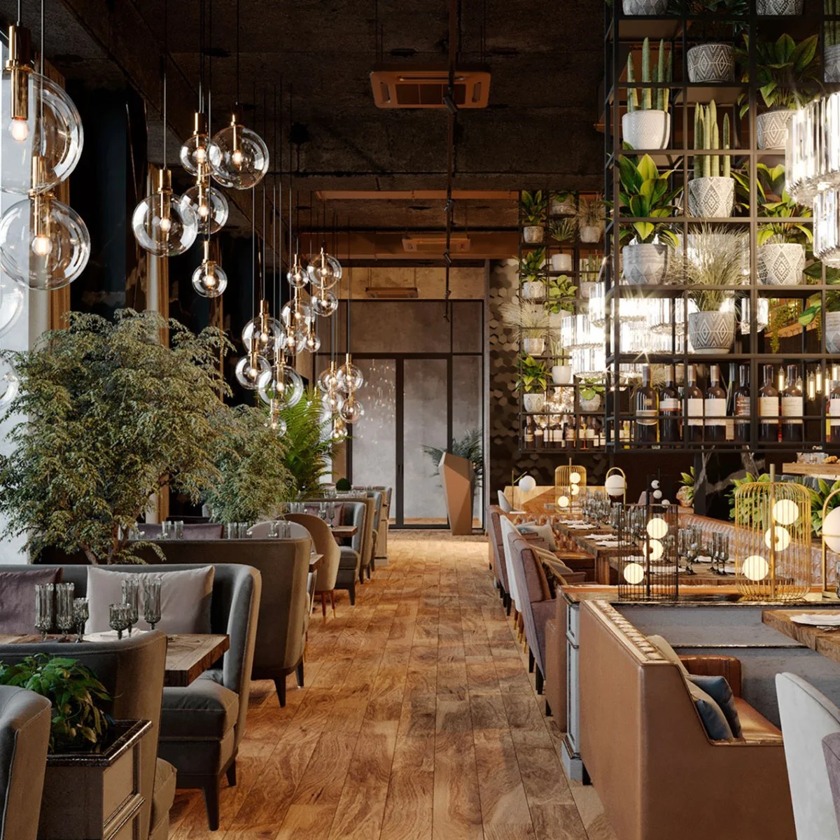 Ресторан в Санкт-Петербурге 3d визуализация