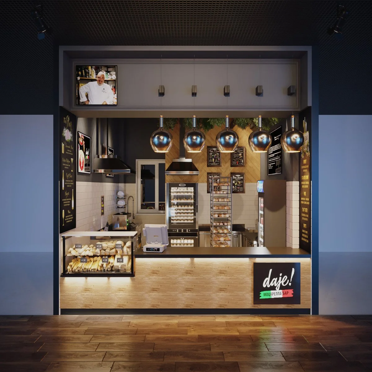 Визуализация точки быстрого питания