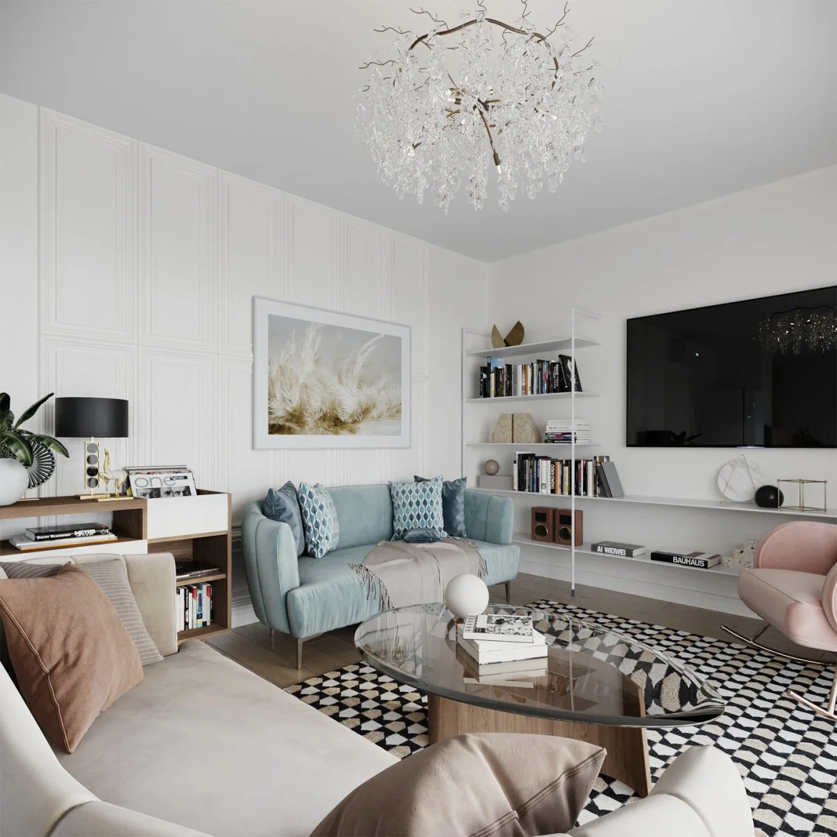 3D визуализация интерьера дома Краснодар заказать под ключ