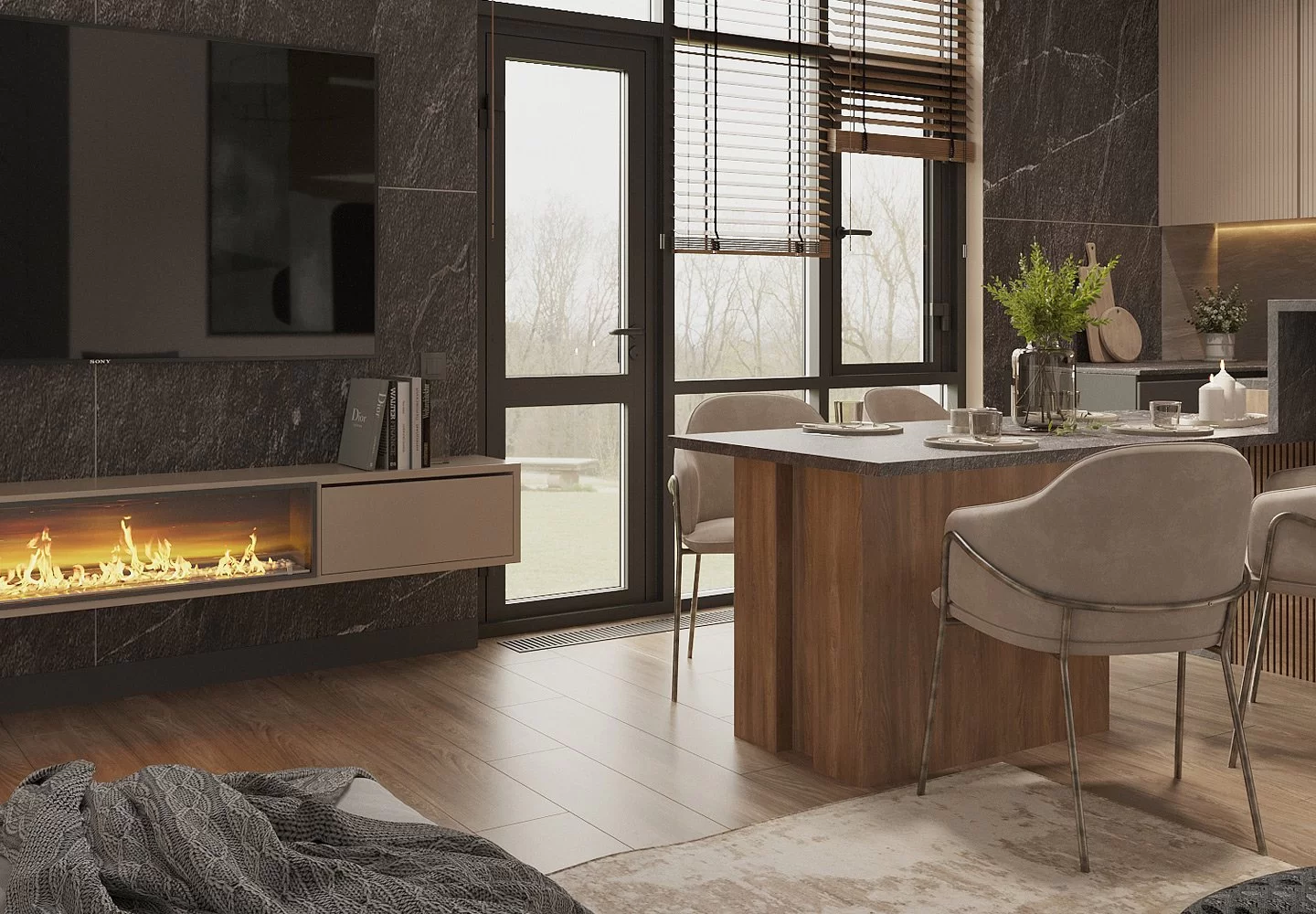 Проект дизайна интерьера дома